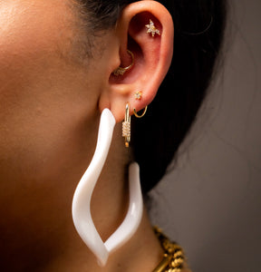Curvy Hoop Earring