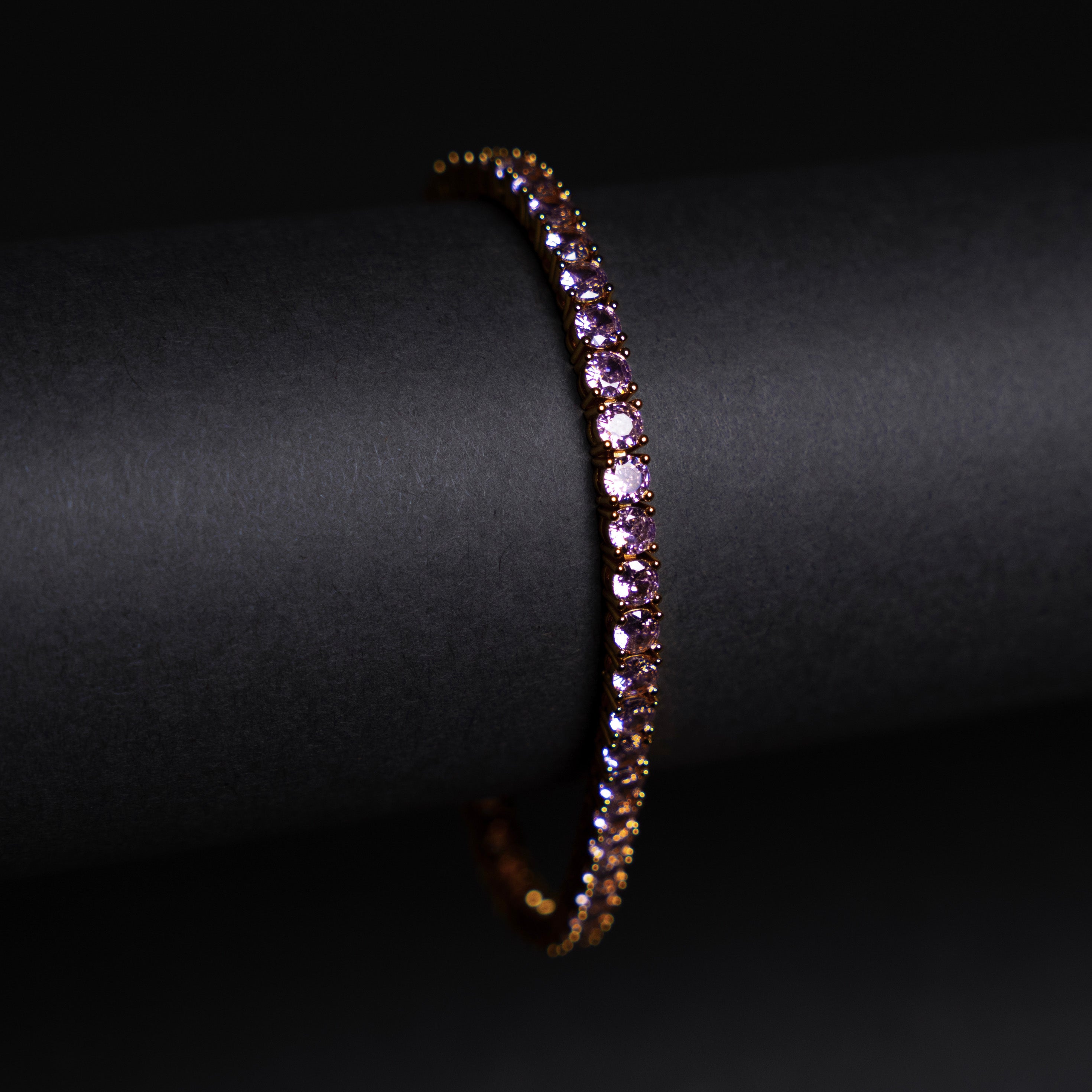 Pink Tennis Bracelet