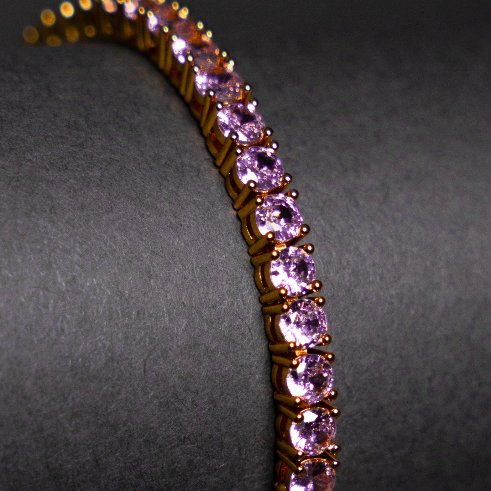 Pink Tennis Bracelet