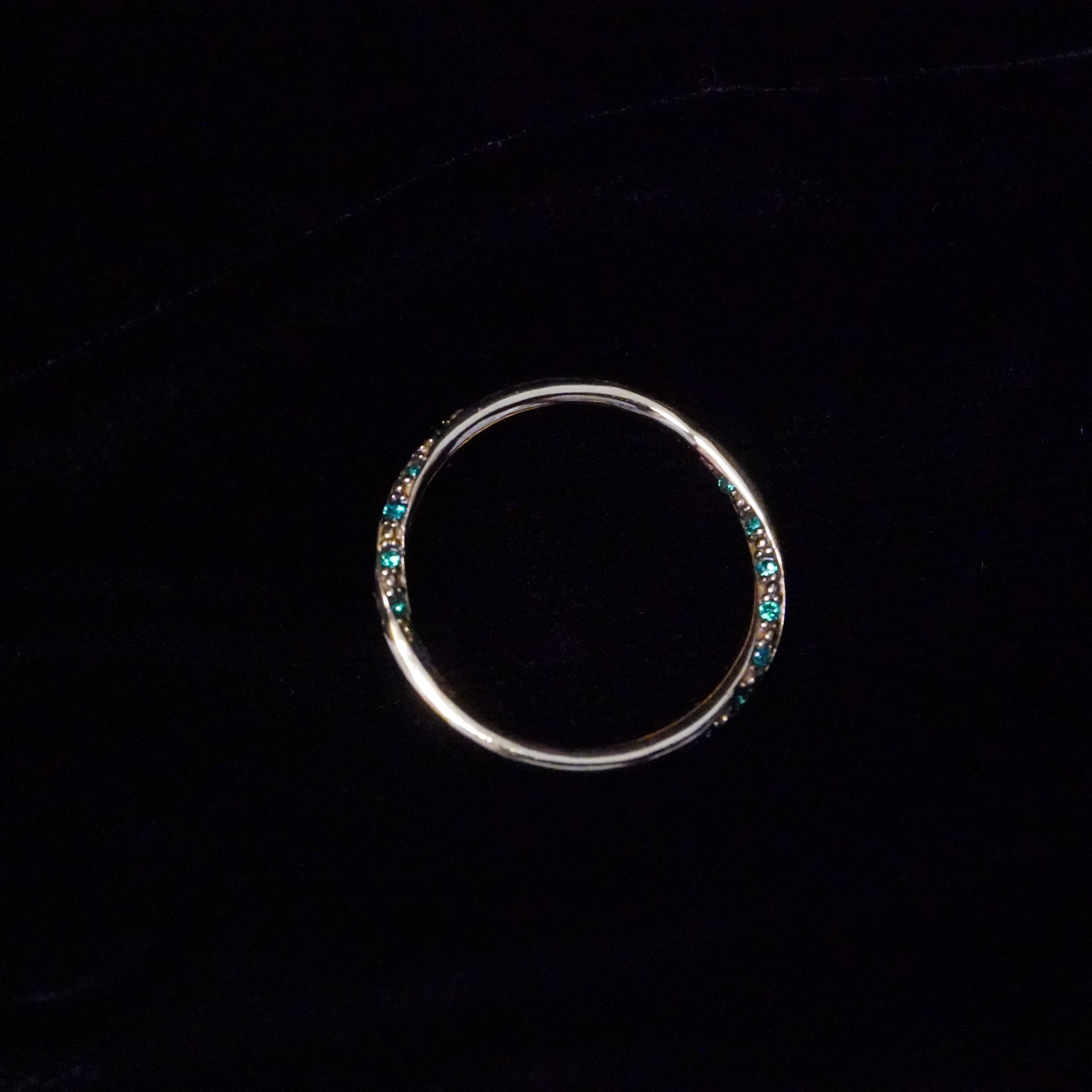 Skinny Studded Band Ring