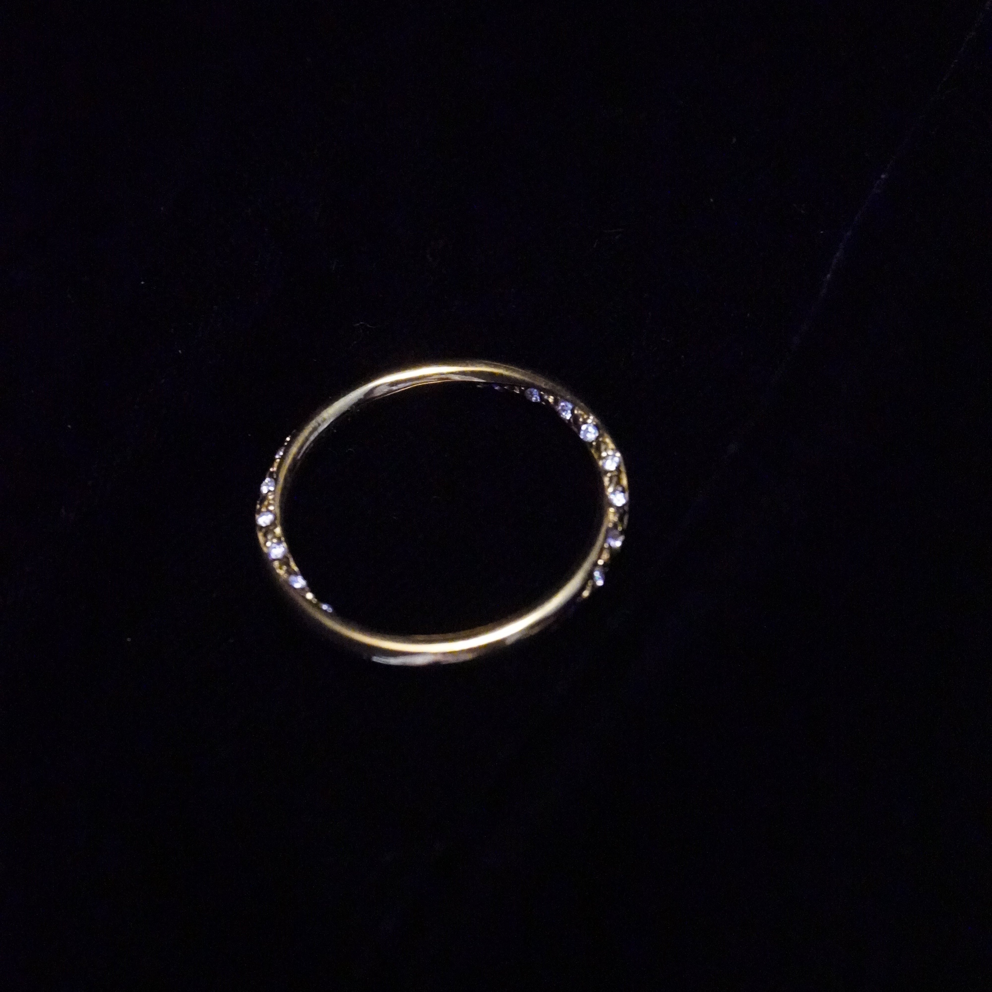 Skinny Studded Band Ring