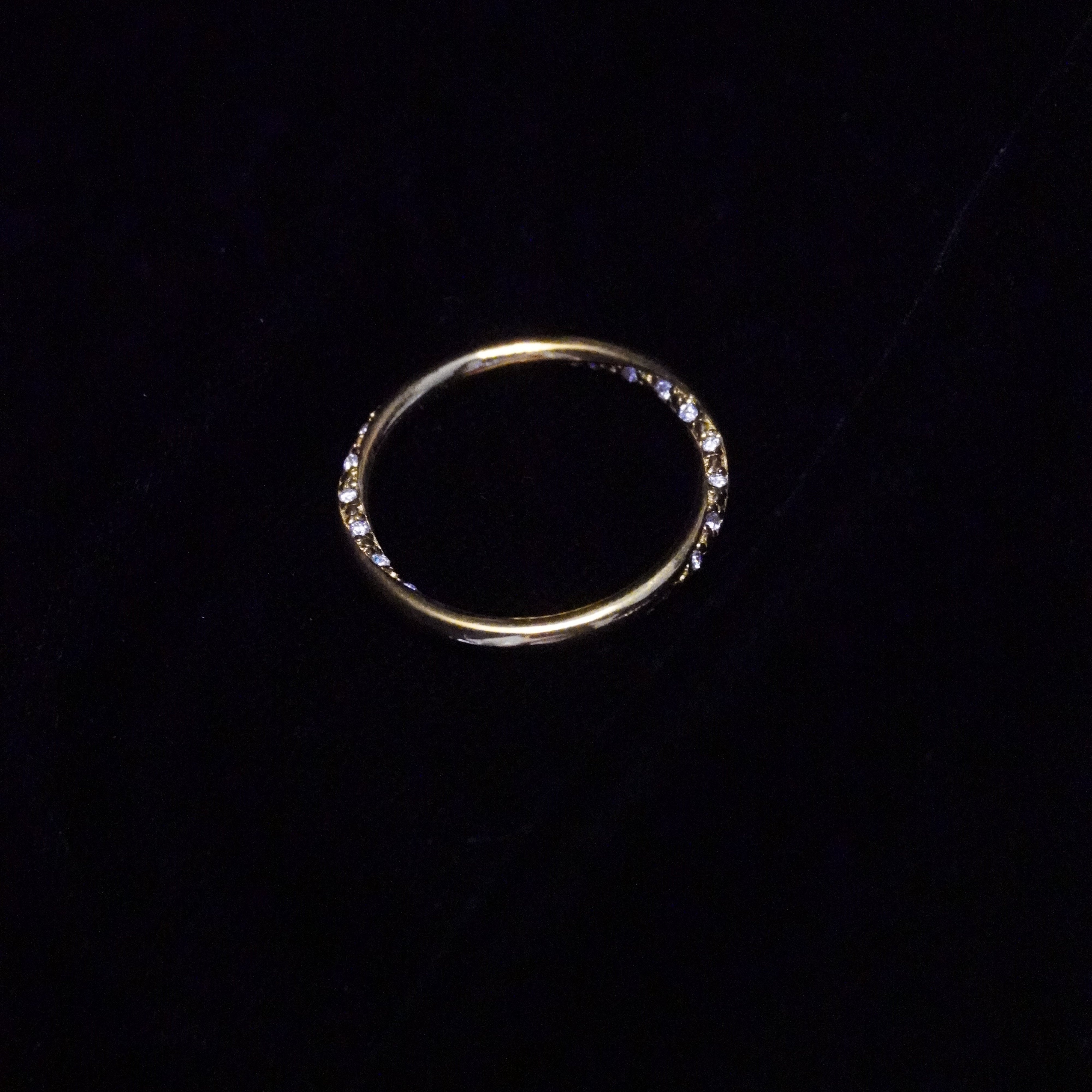 Skinny Studded Band Ring