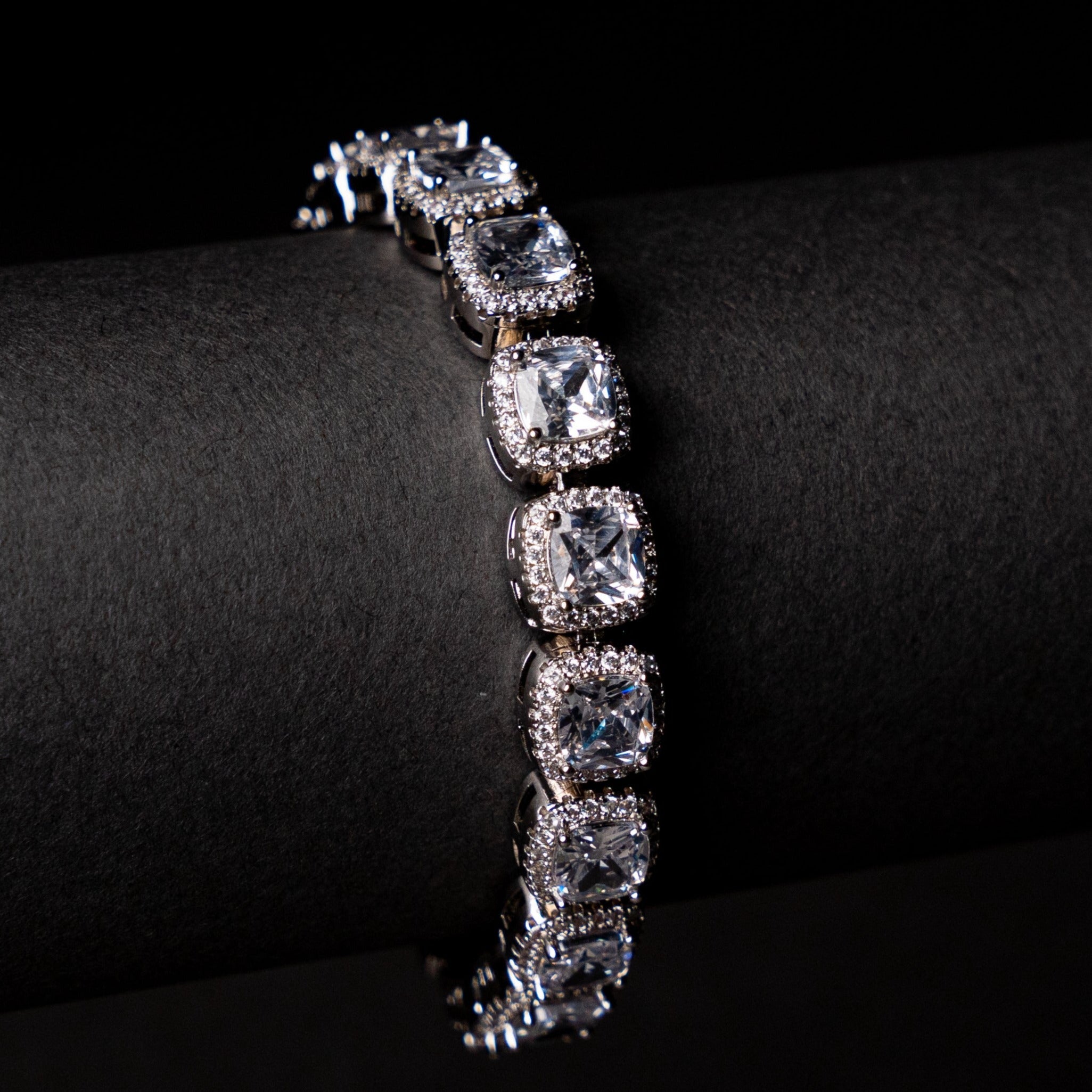 Cushion Cut Bracelet