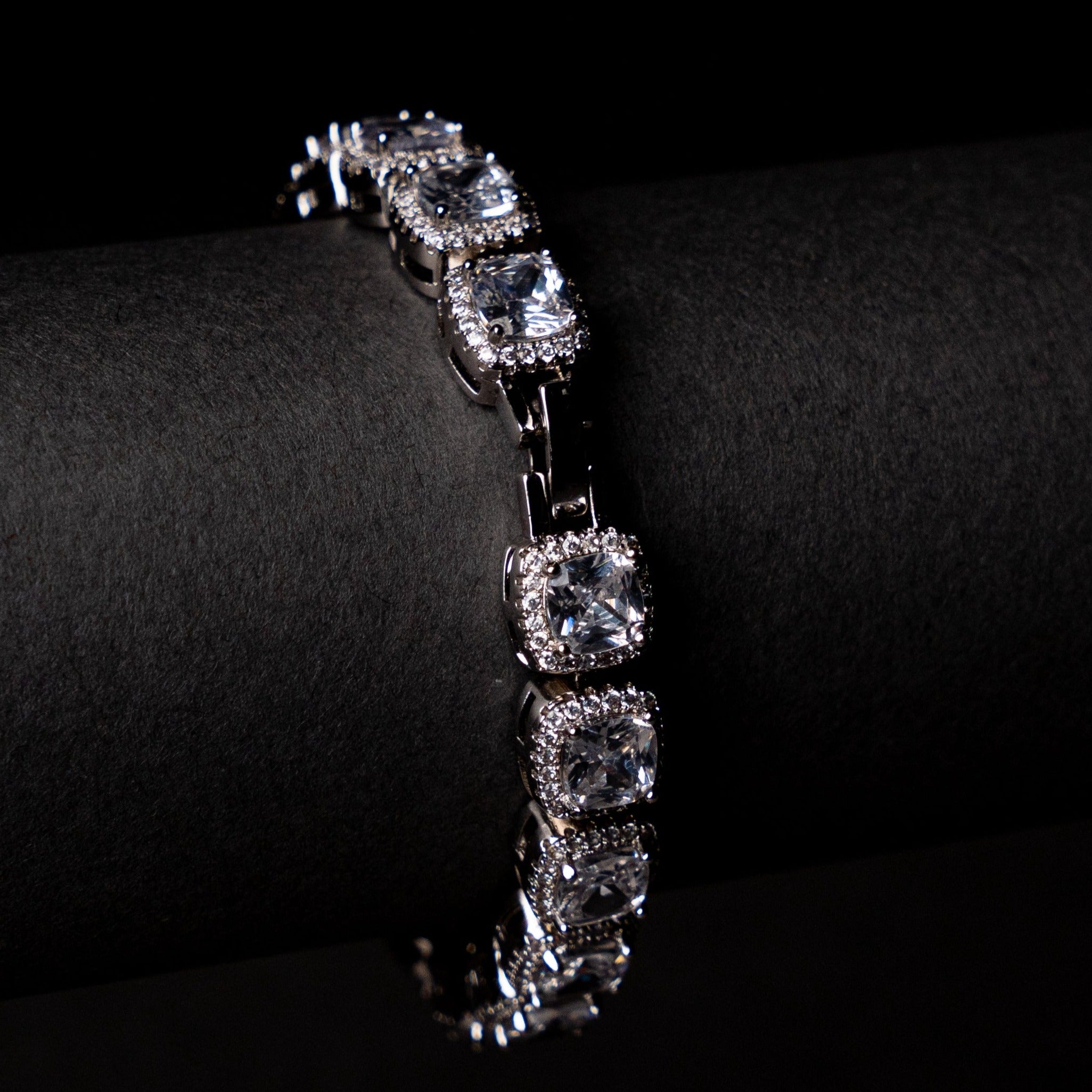 Cushion Cut Bracelet