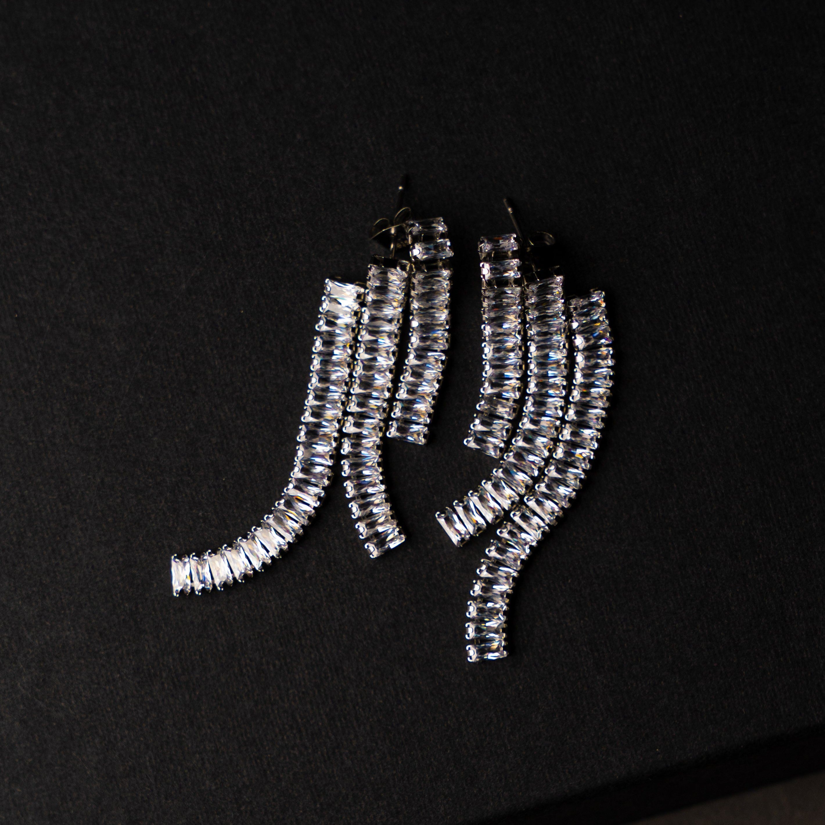 Lola Triple Tassel Earrings