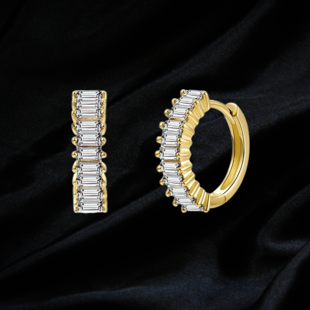 Baguette Huggies + Lola Bracelet | Bundle