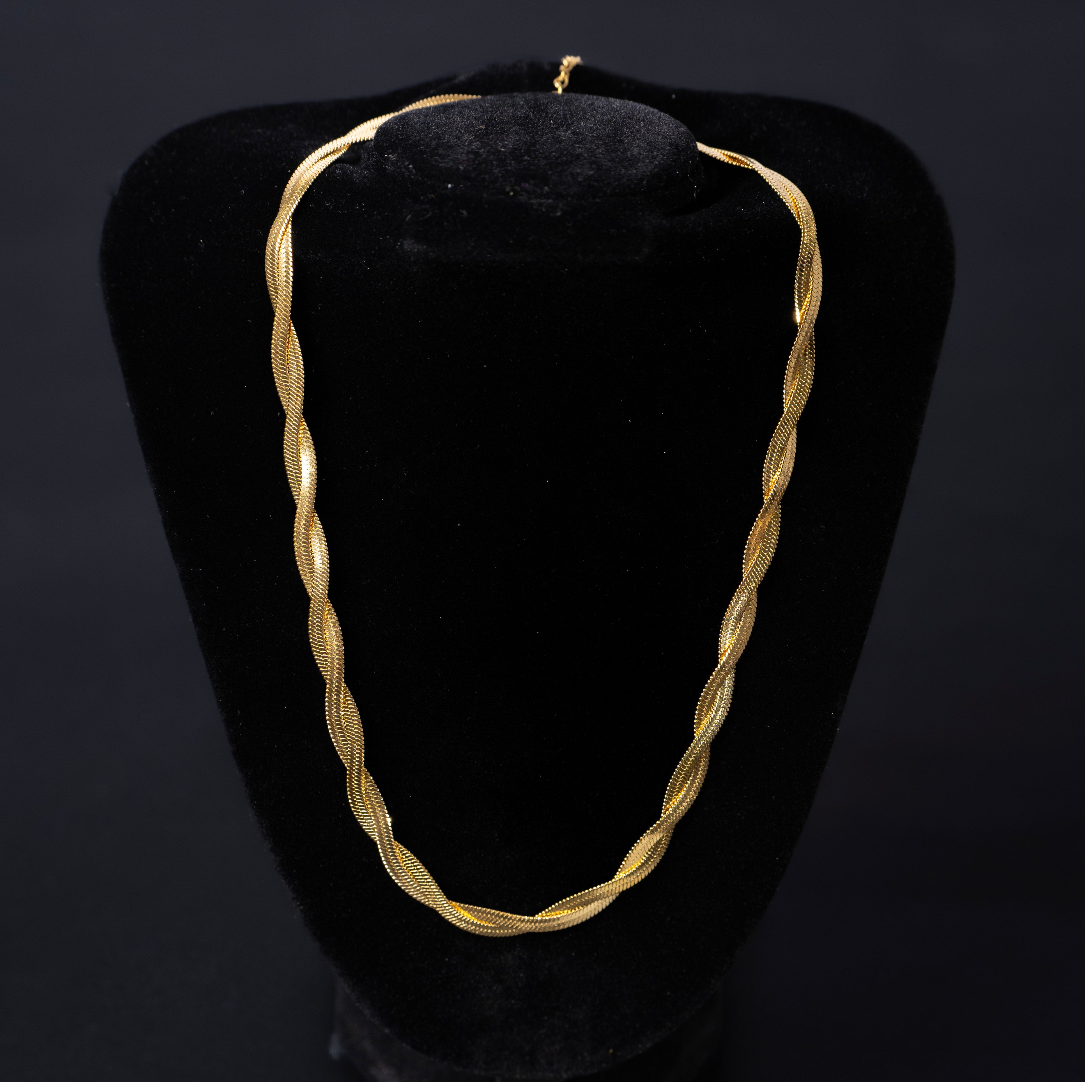 Twisted Herringbone Necklace