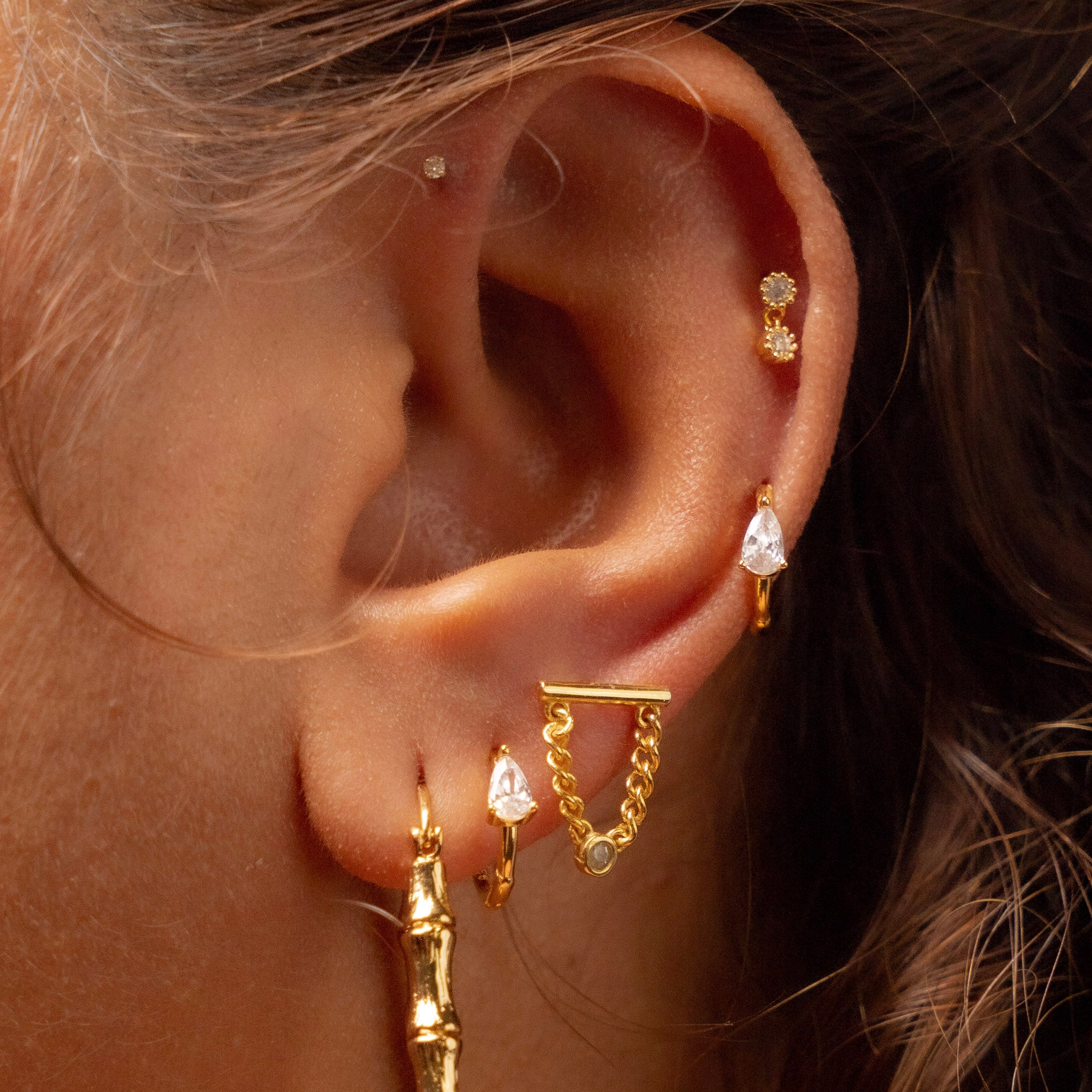 Stud Tassel Piercing