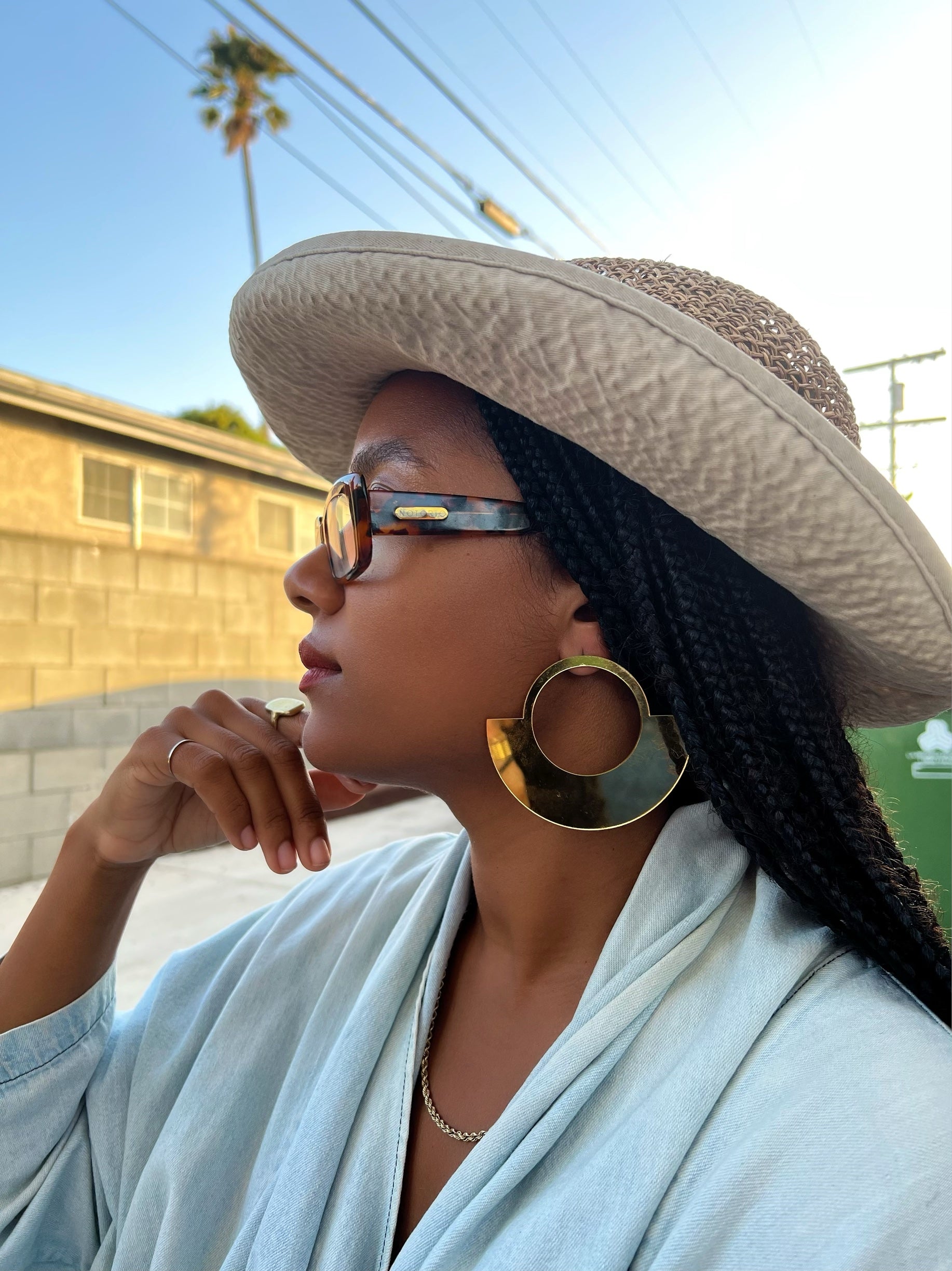 Goddess Circle Earrings