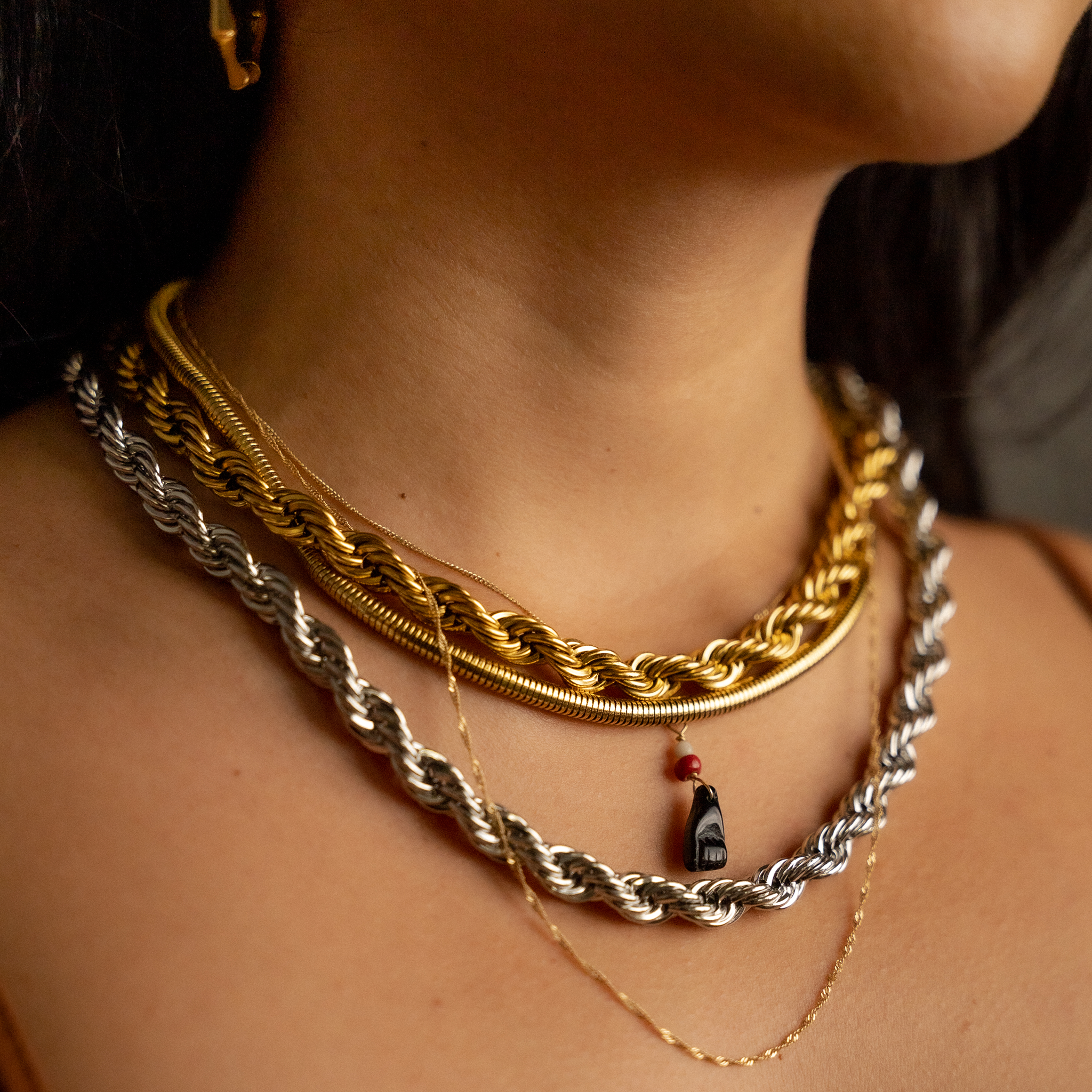 Rope Chain Choker Necklace